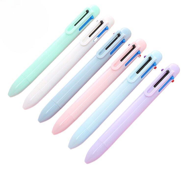 Простая шариковая ручка высокого качества, многоцветная ручка 6 в 1, подарочная (арт. 21082058)