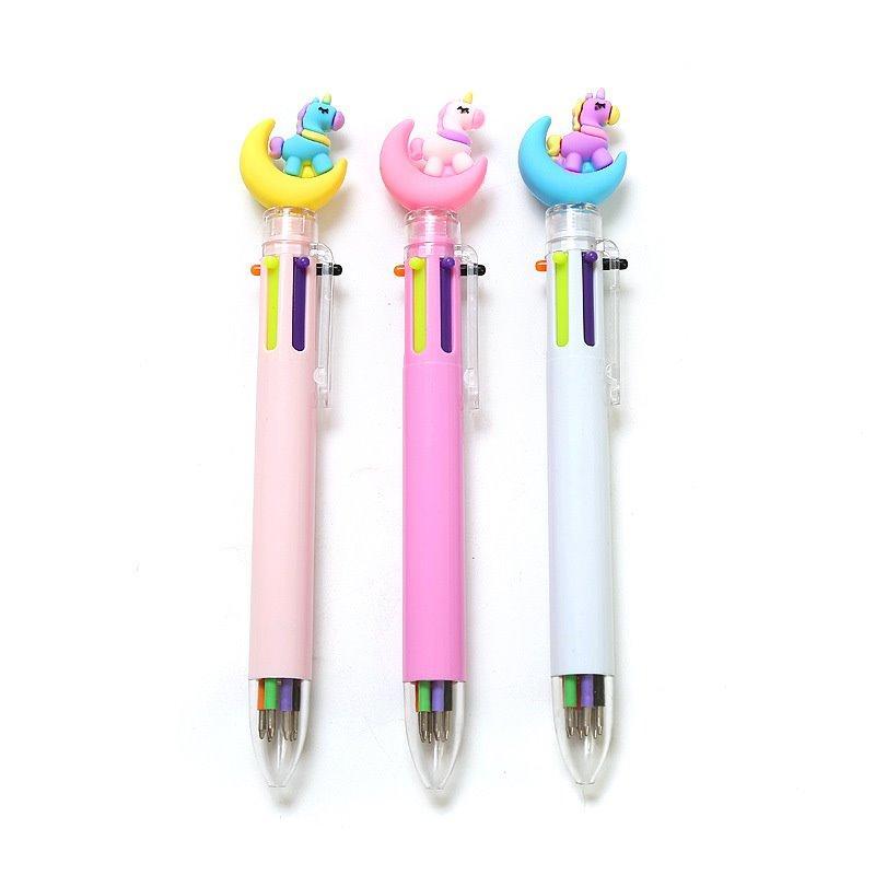 Рекламная шариковая ручка 6 в 1, многоцветная 0,5 мм, школьный подарок для детей (арт. 21082060)