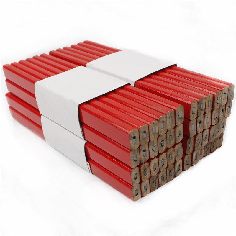 Карандаш для деревообработки, маркерный, красный, синий, черный, цвета дерева (арт. 21082114)