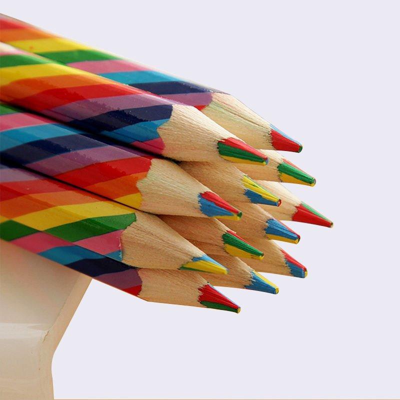 Радужные Jumbo Pencils для детей, большие разноцветные карандаши (арт. 21082136)