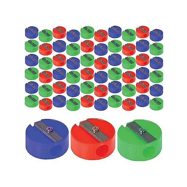 Точилка для карандашей с двумя отверстиями для треугольных и шестигранных карандашей (арт. 21082145)