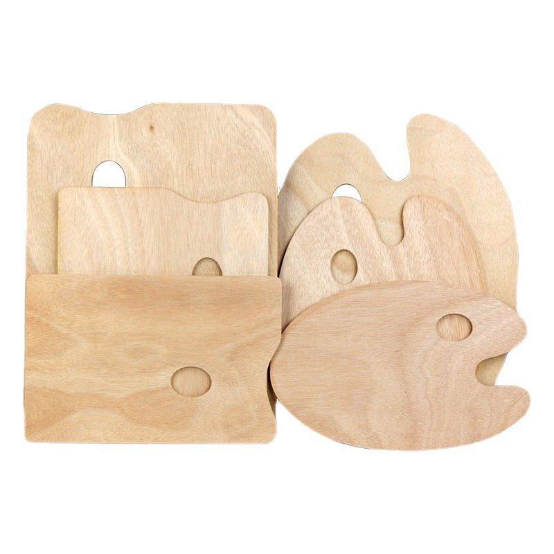 Пустая деревянная палитра для акварельных красок, для взрослых и детей (арт. 21082377)