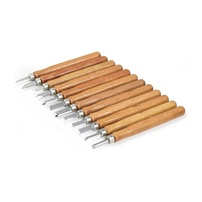 Набор инструментов для гравировки по дереву, углеродистая сталь, для мастеров и начинающих (арт. 21082421)