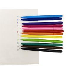 Моющиеся акварельные маркеры, 12 цветов, радужные, нетоксичные (арт. 21101999)