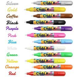 Стираемые меловые маркеры с обратимым наконечником, нетоксичные (арт. 21102049)