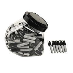 Мини-маркеры с логотипом, нетоксичные, с зажимом, многоцветные (арт. 21102053)