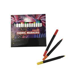 Набор двусторонних маркеров для ткани, маркеры для футболок с двумя наконечниками (арт. 21102081)