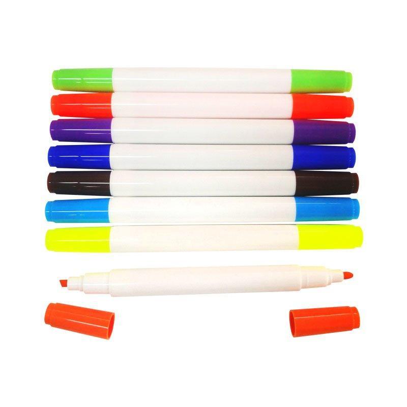 Тканевые маркеры с двойными наконечниками, перманентные для одежды, 20 цветов (арт. 21102086)