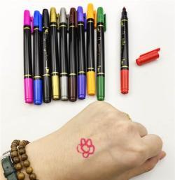 Тканевые маркеры с двойными наконечниками, перманентные для одежды, 20 цветов (арт. 21102086)