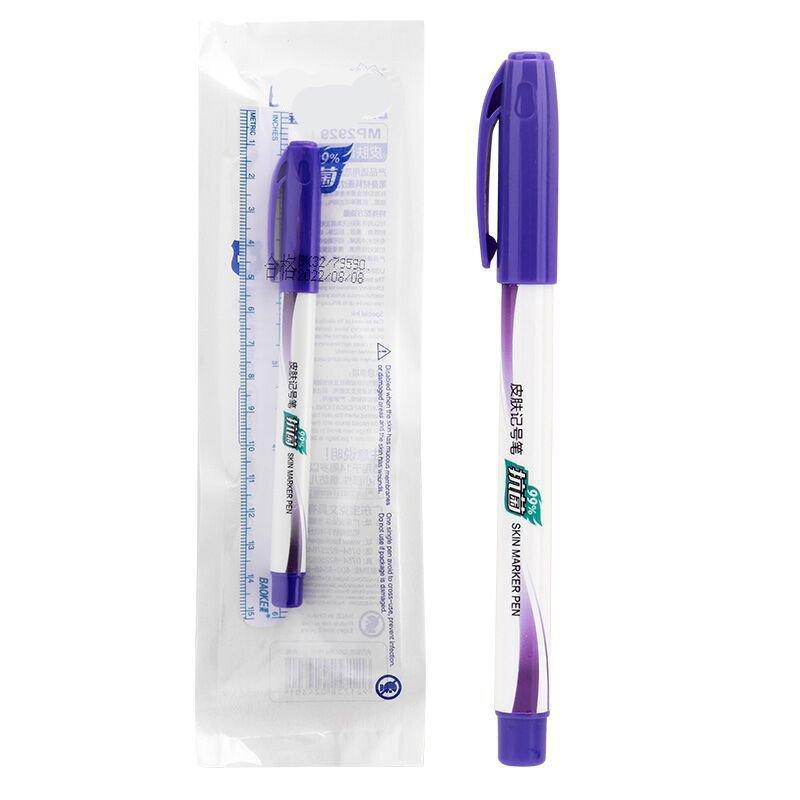 Моющийся фиолетовый хирургический маркер для татуировок, нетоксичный набор (арт. 21081945)