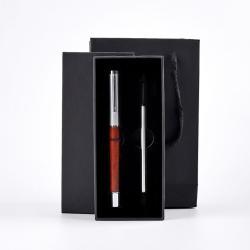Подарочный набор: визитная карточка и ручка с логотипом в коробке (арт. 21082009)