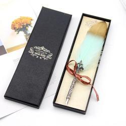 Персонализированный набор перьевых ручек с индивидуальным дизайном пера (арт. 21082040)