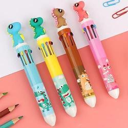 Шариковая ручка с динозаврами, 10 цветов в 1, многоцветные ручки для детей (арт. 21082064)