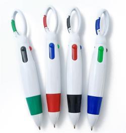 Пластиковая шариковая ручка 4 в 1, многоцветная, канцелярия для учеников (арт. 21082066)