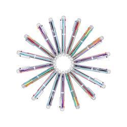 Многоцветная шариковая ручка 6 в 1 с логотипом, оптовая продажа с фабрики (арт. 21082069)