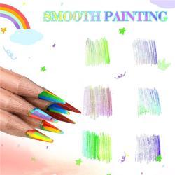 Деревянные карандаши с разноцветным грифелем, радужные карандаши для раскрасок (арт. 21082132)