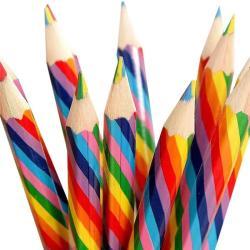 Радужные Jumbo Pencils для детей, большие разноцветные карандаши (арт. 21082136)