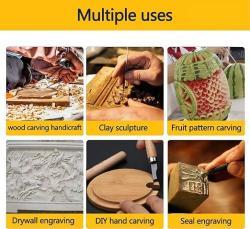 Набор инструментов для резьбы по дереву для детей и начинающих, своими руками (арт. 21082425)