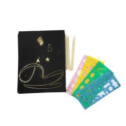 Набор для DIY скретч-бумаги, радужная магическая бумага для Рождества (арт. 21082452)
