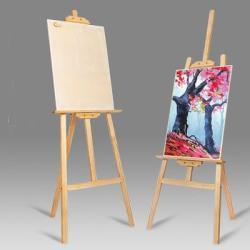 Регулируемый деревянный мольберт для эскизов, 1,5 м, для демонстраций и рекламы (арт. 21082462)