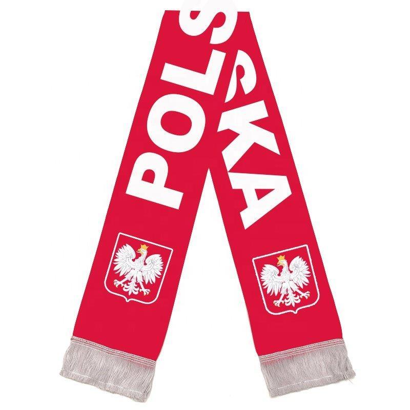Футбольный шарф с флагом Польши, заказ NUOXIN для болельщиков (арт. 21102692)