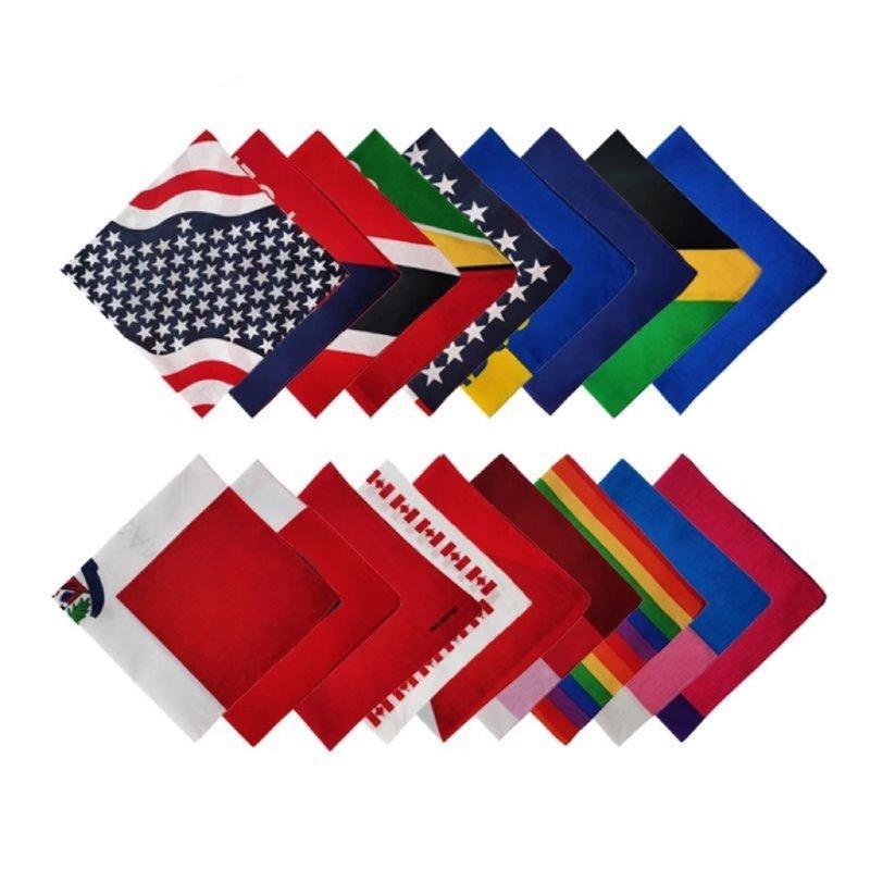 Спортивный квадратный хлопковый шарф NUOXIN с логотипом на заказ (арт. 21102696)