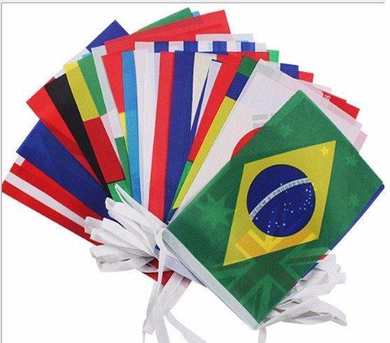 Шотландский прямоугольный вымпел-флаг на шнурке для мероприятий (арт. 21102704)