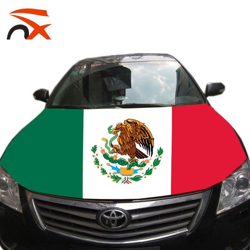 Чехол для капота с флагом Мексики для фанатов, на заказ (арт. 21102883)