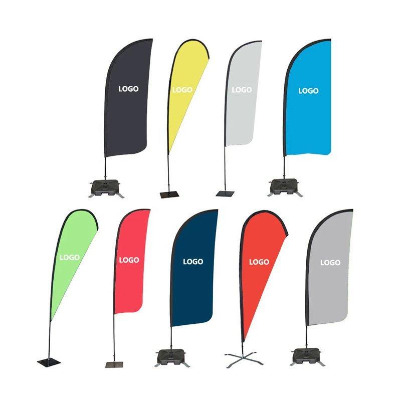 Двусторонний флаг-перо с логотипом, водостойкий дизайн (арт. 21102944)