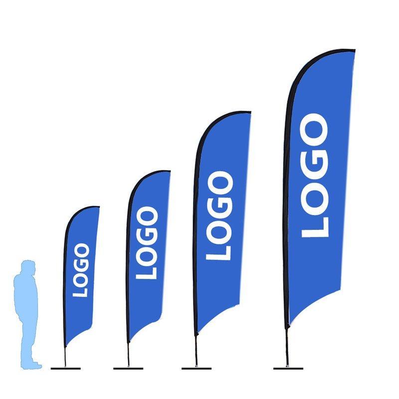 Летающий баннер-флаг для пляжа, сезонная реклама, перьевой флаг (арт. 21102955)