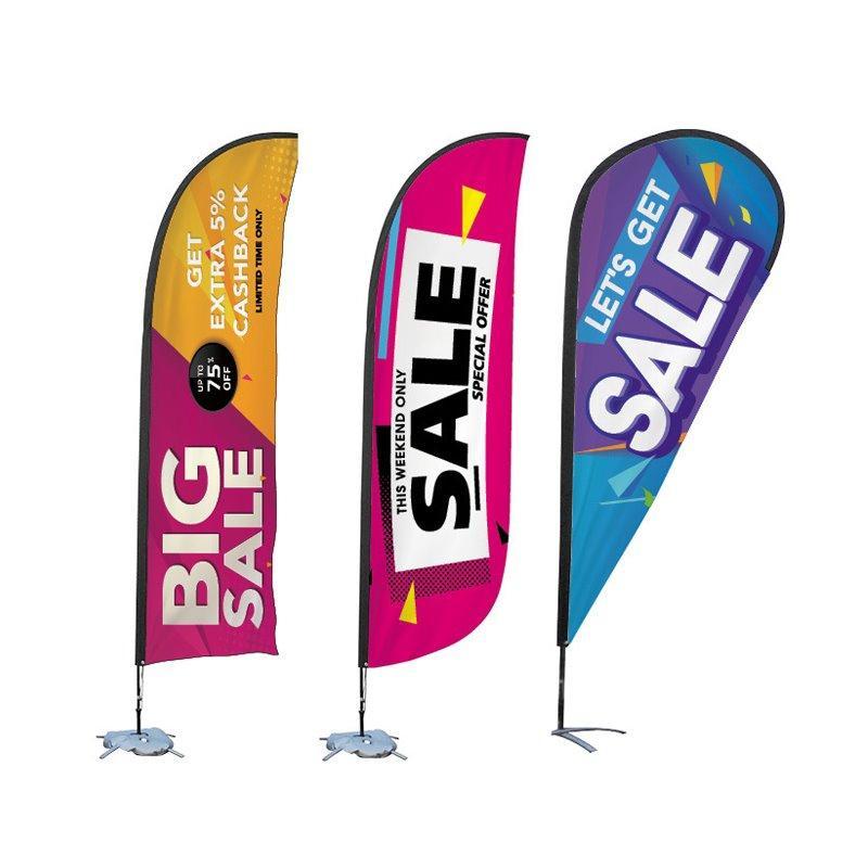 Ветроустойчивый флаг-перо для пляжа, реклама для магазинов и мероприятий (арт. 21102963)