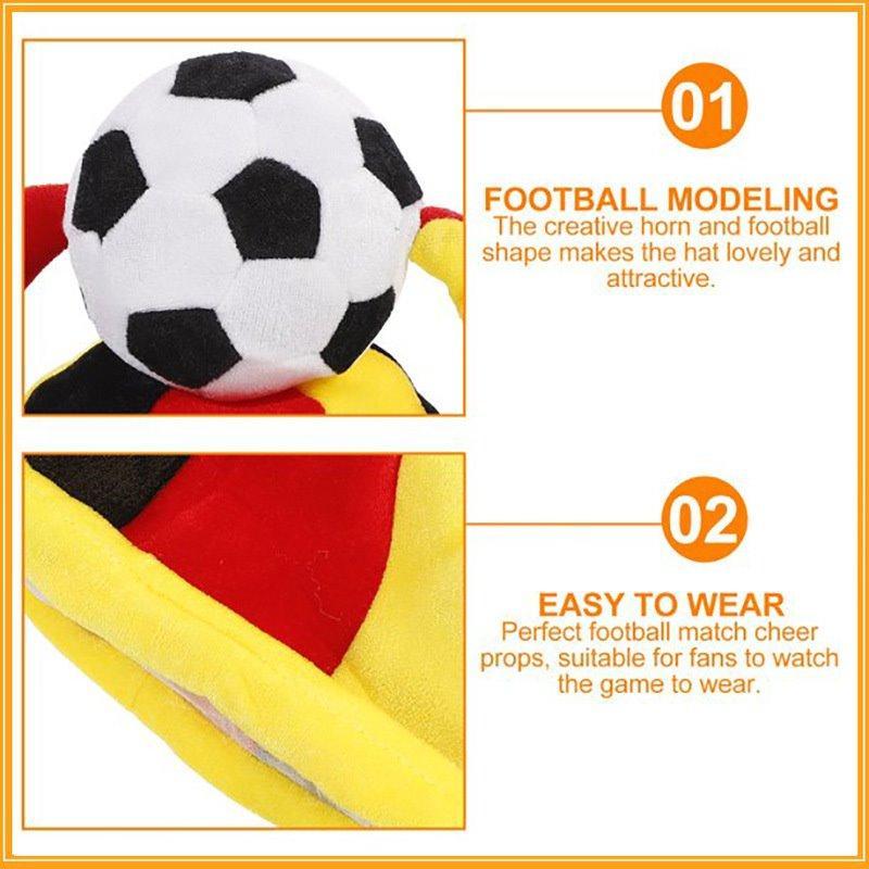 Футбольные шляпы для вечеринок, качественные аксессуары для фанатов (арт. 21102807)