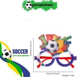 Очки для фотосессий в футбольной тематике, пластик и неткань (арт. 21102812)