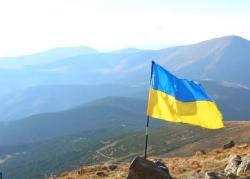 Высококачественный украинский флаг с синими и желтыми полосами NX (арт. 21102839)