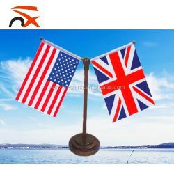 Настольный флаг с деревянной подставкой для всех стран (арт. 21102861)