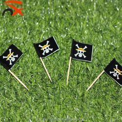 Мини-флаги Jolly Roger на зубочистке, печать на заказ (арт. 21102874)