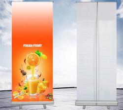 Рекламный баннер на ПВХ с цифровой печатью, раздвижной 80x200 см (арт. 21102888)