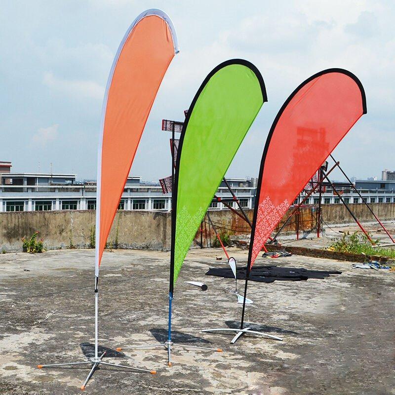 Летающий баннер-флаг для пляжа, сезонная реклама, перьевой флаг (арт. 21102955)