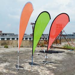 Летающий баннер-флаг для пляжа, сезонная реклама, перьевой флаг (арт. 21102955)