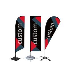 Ветроустойчивый флаг-перо для пляжа, рекламные баннеры, горячие продажи (арт. 21102956)