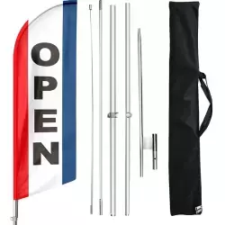 Ветроустойчивый флаг-перо для пляжа, реклама для магазинов и мероприятий (арт. 21102963)