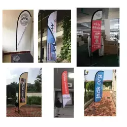 Ветроустойчивый флаг-перо для пляжа, реклама для магазинов и мероприятий (арт. 21102963)