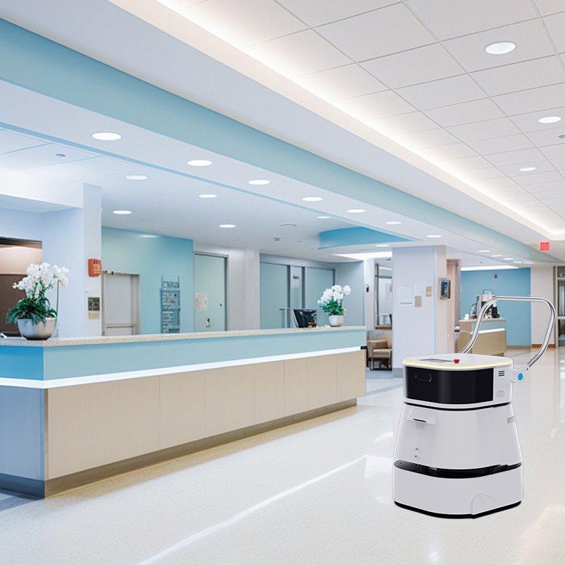 Новый робот для уборки полов и подметания в супермаркетах (арт. 29101665)