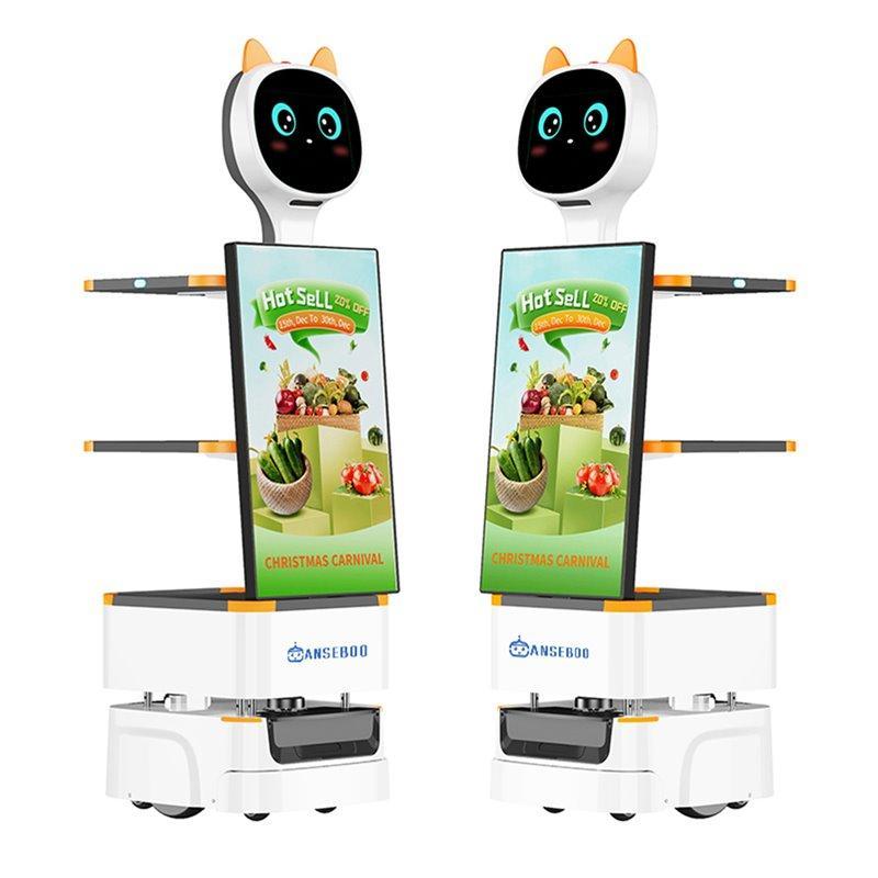 Робот с большим LCD-экраном для рекламных и медийных показов (арт. 29101672)