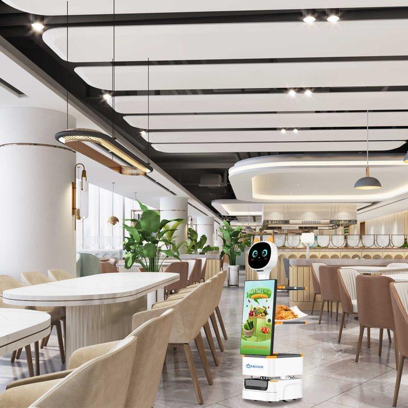 Мультисенсорный Android-рекламный робот для супермаркетов и маркетинга (арт. 29101711)