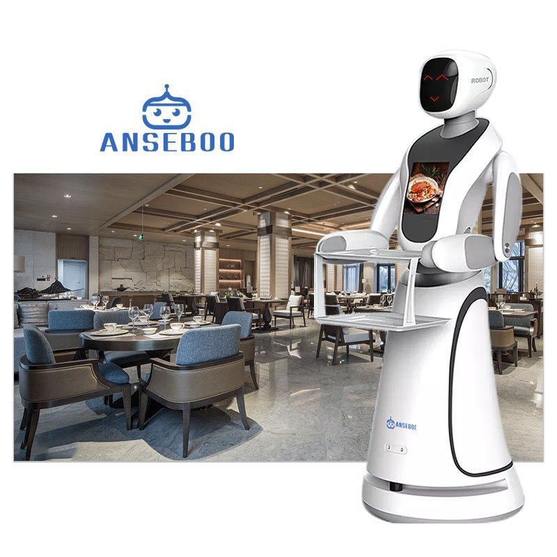 Коммерческий робот-гуманоид для доставки еды в отелях и ресторанах (арт. 29101725)