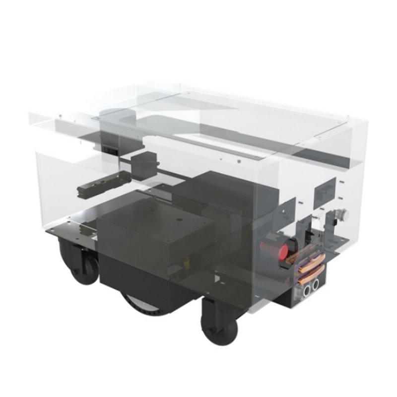 Шасси AGV для роботов с резиновыми колесами и автономной зарядкой 4WD (арт. 29101958)