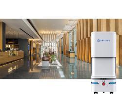 Робот для доставки в отелях с объемом 70 л и скоростью 1.5 м/с (арт. 29101854)