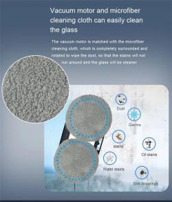 Робот для мойки стекол в помещении с дистанционным управлением и вакуумной функцией (арт. 29101934)