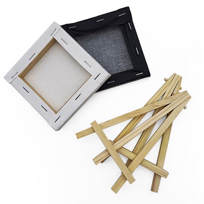 Детский набор для рисования 10*10см, холст и мольберт из сосны (арт. 04111547)